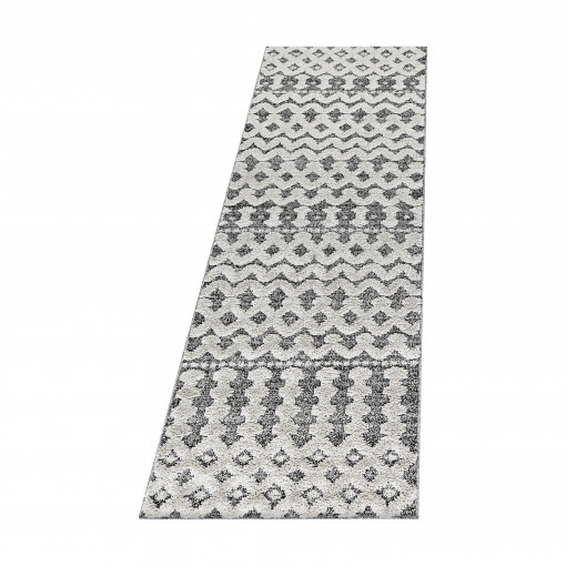 Covor tip Traversa Pisa Gri V8 80x250 cm