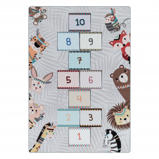 Covor tip Traversa Play Gri V3 80x120 cm