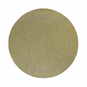 Covor Rotund Relax Verde V1 160x160 cm - Img 1