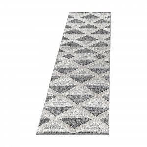 Covor tip Traversa Pisa Gri V7 80x250 cm