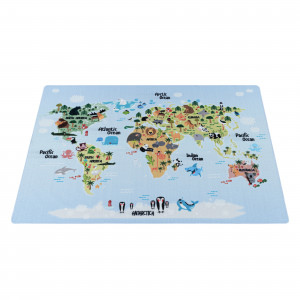 Covor tip Traversa Play Albastru V3 80x120 cm - Img 3