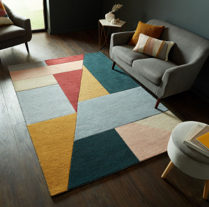 Covor Alwyn Multicolor/Roz 200x290 cm - Img 2