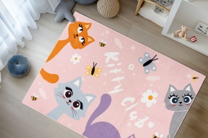 Covor copii Magic Kids ML Roz 115x160 cm - Img 3