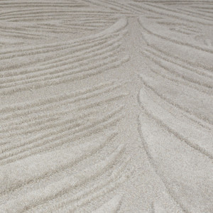 Covor Lino Leaf Gri 160x160 cm, rotund - Img 4