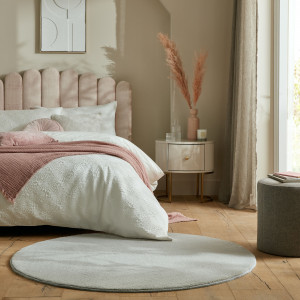 Covor Mellow Soft Gri 133x133 cm, rotund - Img 2