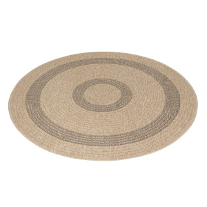 Covor Rotund Comilla Negru V1 120x120 cm - Img 3