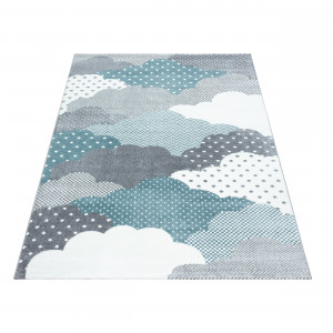 Covor tip Traversa Bambi Albastru V2 80x150 cm - Img 3