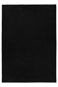 Covor tip Traversa Pouffy Negru V1 80x250 cm