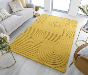 Covor Zen Garden Galben Ochre 160x230 cm - Img 2