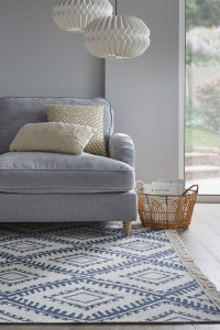 Covor Alix Recycled Rug MONOCROM/Bleumarin 120x170 cm - Img 2