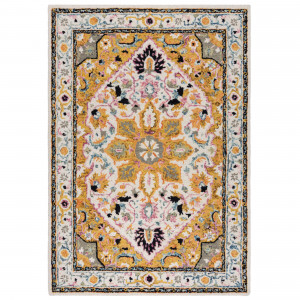 Covor Dahlia Galben/Multicolor 200x290 cm