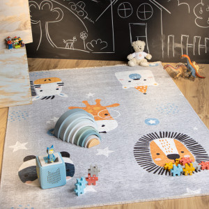 Covor eco copii My Greta Gri 115x170 cm - Img 2