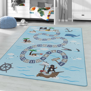Covor Play Albastru V2 160x230 cm