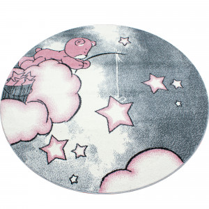 Covor Rotund Kids Roz V4 160x160 cm