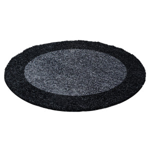 Covor Rotund Life Antracit V2 200x200 cm - Img 1