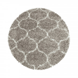 Covor Rotund Salsa Bej V1 80x80 cm
