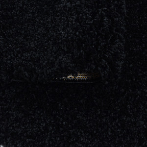 Covor Rotund Sydney Negru V2 160x160 cm - Img 3
