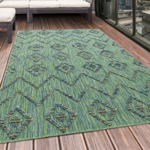 Covor tip Traversa Bahama Verde V2 80x250 cm - Img 2