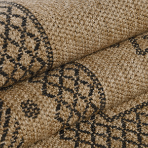 Covor tip Traversa Dhaka Negru V4 80x250 cm - Img 6