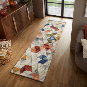 Covor traversă Amari Natural/Multicolor 60x230 cm - Img 2