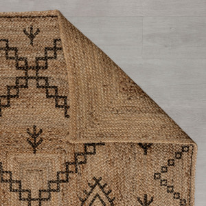Covor traversă Rowen Natural/Negru 60x230 cm - Img 3