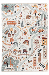 Covor eco copii My Greta Albastru deschis 115x170 cm