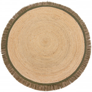 Covor Kahana Verde 180x180 cm, rotund