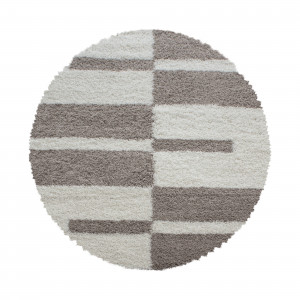 Covor Rotund Gala Bej V1 80x80 cm