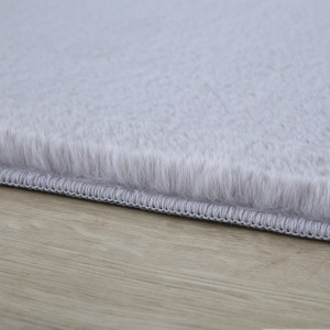 Covor Rotund Pouffy Silver V1 160x160 cm - Img 2
