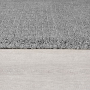 Covor Textured Wool Border GREY MARL 120x170 cm - Img 5