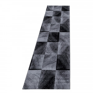 Covor tip Traversa Plus Negru V2 80x300 cm