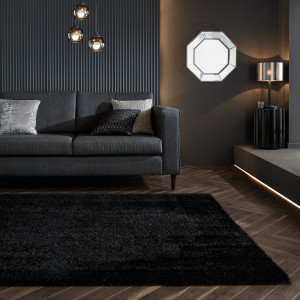 Covor Velvet Negru 80x150 cm - Img 1