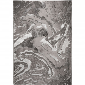 Covor Marbled Argintiu 200x290 cm - Img 1