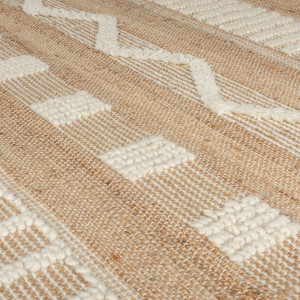 Covor Medina Jute Natural/Ivory 120x170 cm - Img 4