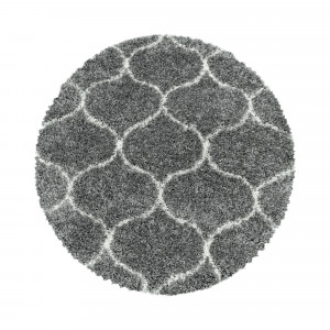 Covor Rotund Salsa Gri V1 160x160 cm - Img 1