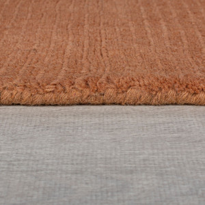 Covor Textured Wool Border Portocaliu 120x170 cm - Img 4