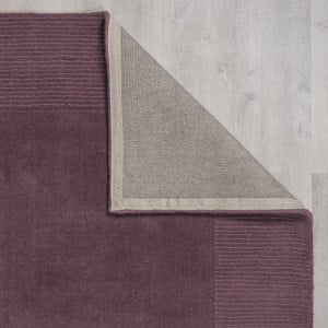 Covor Textured Wool Border Violet 200x290 cm - Img 3