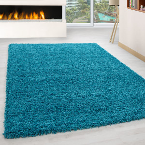 Covor tip Traversa Life Turcoaz V1 100x200 cm - Img 2