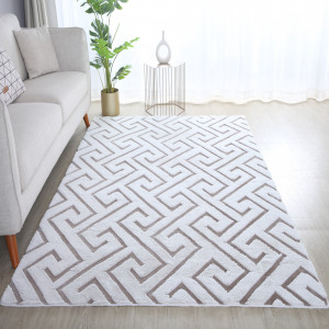 Covor tip Traversa Vision Bej V1 80x250 cm - Img 4