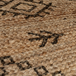 Covor traversă Rowen Natural/Negru 60x230 cm - Img 4
