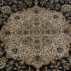Covor Kashmir Negru V3 240x340 cm - Img 6