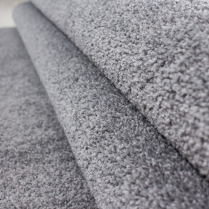 Covor Rotund Ata Gri deschis V1 160x160 cm - Img 4
