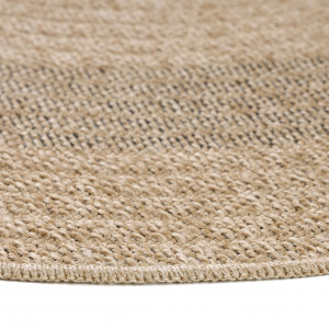 Covor Rotund Comilla Negru V1 120x120 cm - Img 4