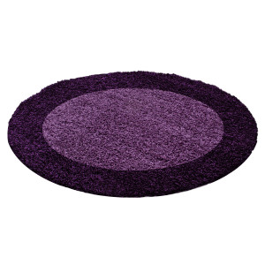 Covor Rotund Life Lila V3 200x200 cm