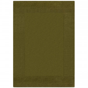 Covor Textured Wool Border Verde 160x230 cm - Img 2