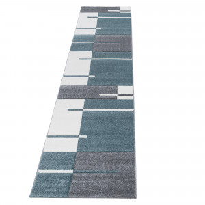Covor tip Traversa Hawaii Albastru V1 80x300 cm