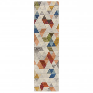 Covor traversă Amari Natural/Multicolor 60x230 cm