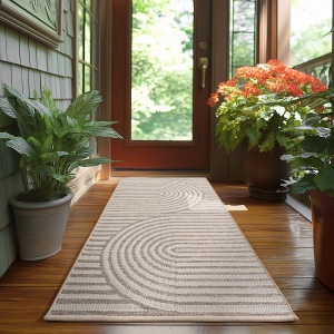 Covor traversa boho Desert V1 Bej 80x150 cm - Img 2