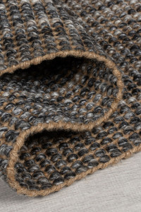 Covor traversă Jute Ombre Gri 60x230 cm - Img 3