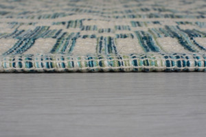 Covor traversă Leela Runner Ivory/Teal 60x200 cm - Img 5